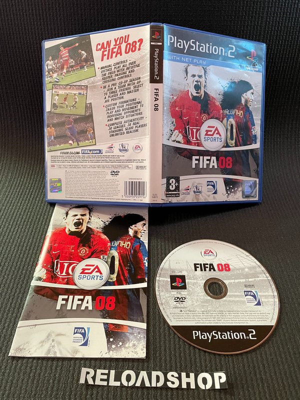FIFA 08 PS2 (käytetty) CiB
