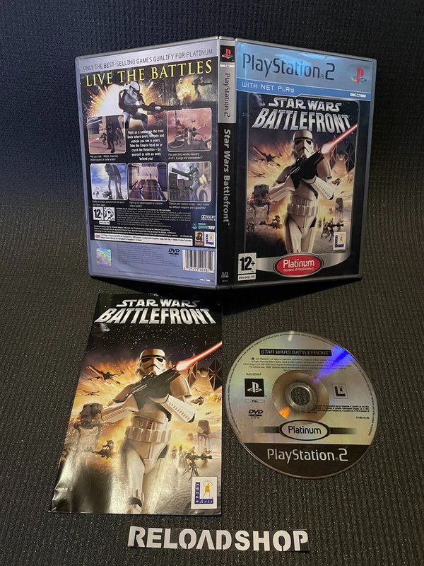 Star Wars Battlefront Platinum PS2 (käytetty) CiB