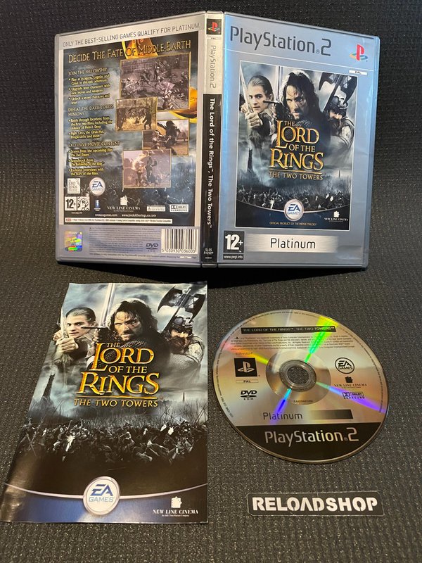 The Lord of the Rings The Two Towers Platinum PS2 (käytetty) CiB