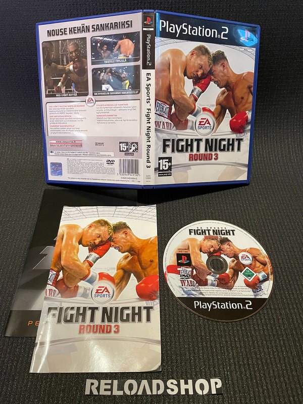 EA SPORTS Fight Night Round 3 - FIN PS2 (käytetty) CiB