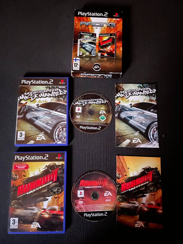 Racing Collection - Need for Speed Most Wanted & Burnout Revenge PS2 (käytetty) CiB