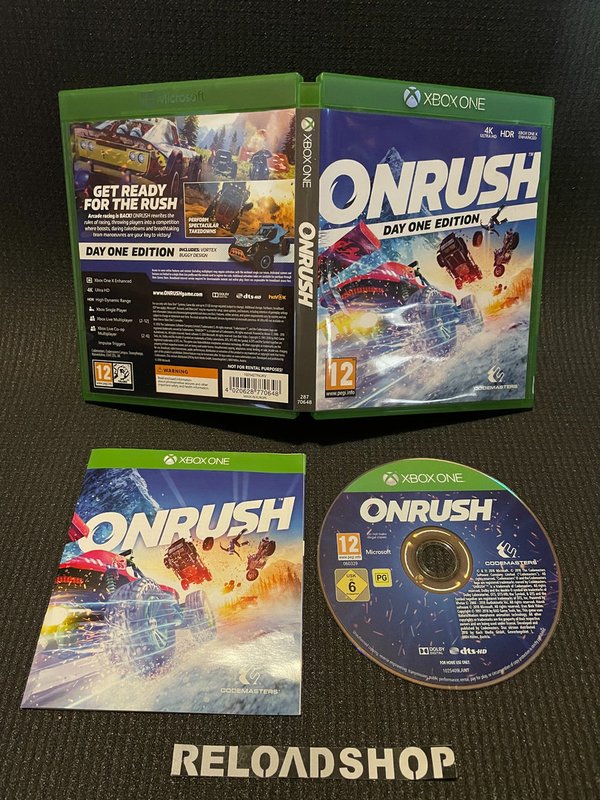 Onrush Xbox One (käytetty)