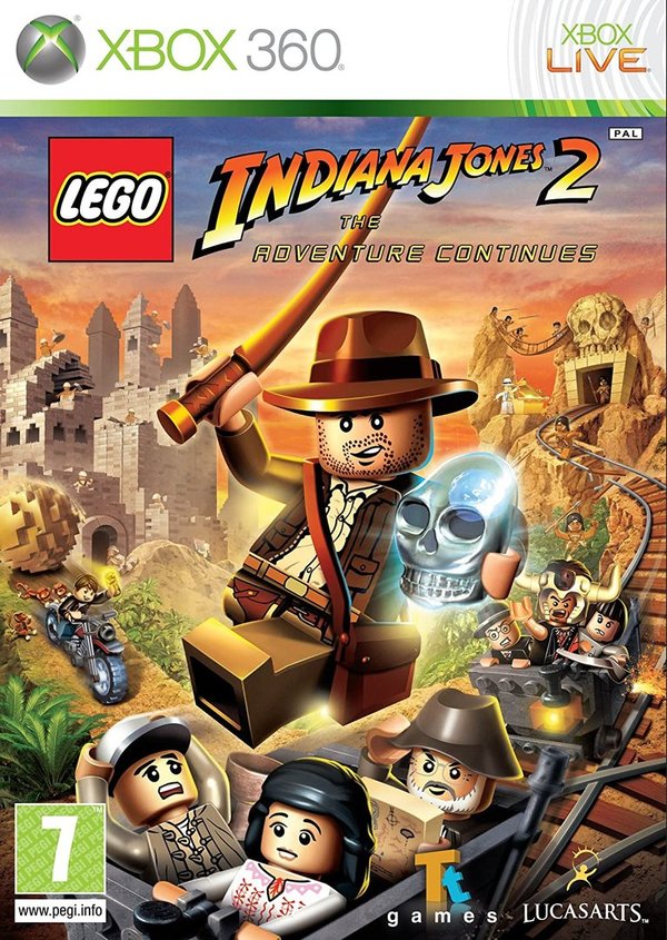 Lego Indiana Jones 2 The Adventure Continues Xbox 360 (käytetty) CiB