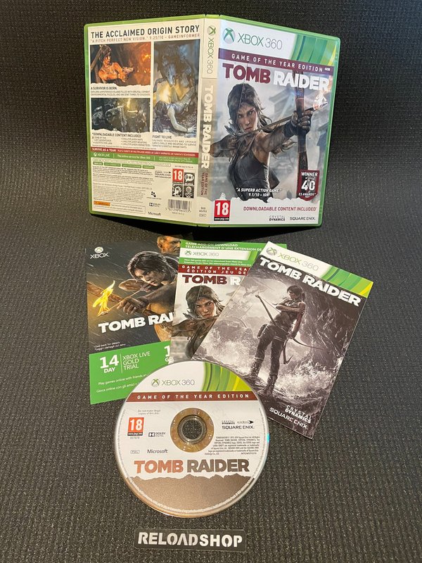 Tomb Raider - Game of the Year Edition Xbox 360 (käytetty) CiB