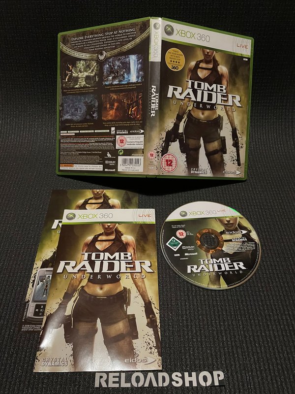 Tomb Raider Underworld Xbox 360 (käytetty) CiB