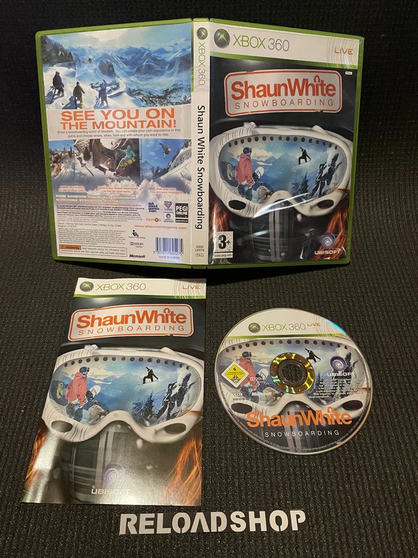 Shaun White Snowboarding Xbox 360 (käytetty) CiB