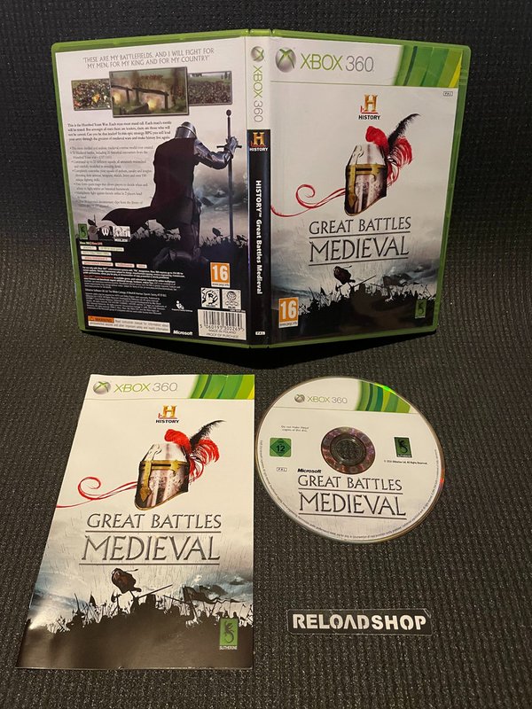 History Great Battles Medieval Xbox 360 (käytetty) CiB