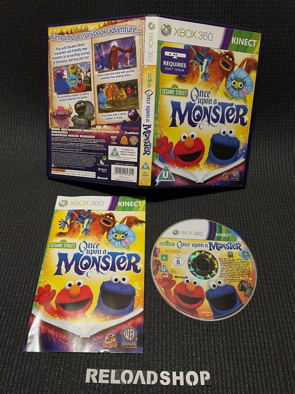 Sesame Street Once Upon a Monster Xbox 360 (käytetty) CiB