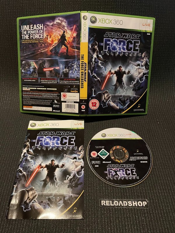 Star Wars The Force Unleashed Xbox 360 (käytetty) CiB