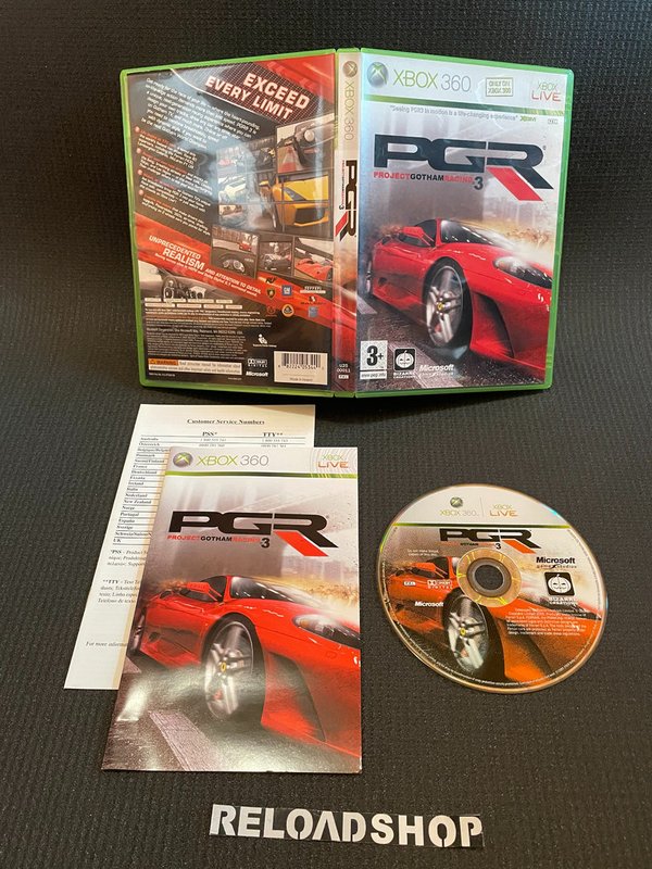 Project Gotham Racing 3 Xbox 360 (käytetty) CiB