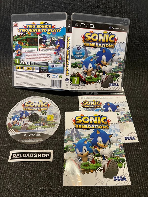 Sonic Generations PS3 (käytetty) CiB