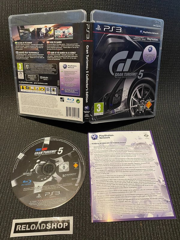 Gran Turismo 5 Collector's Edition - Nordic PS3 (käytetty) CiB