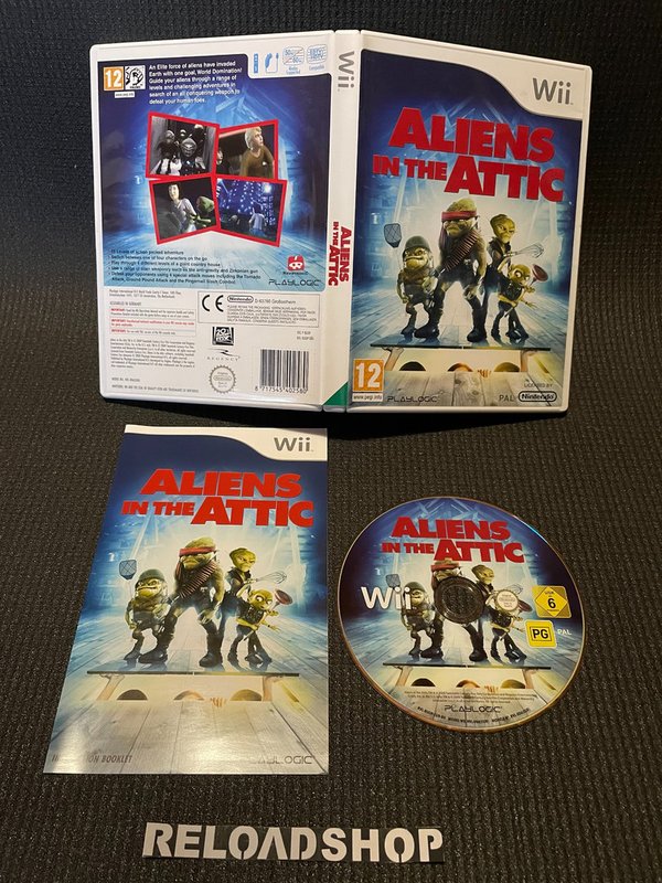 Aliens in the Attic Wii (käytetty) CiB