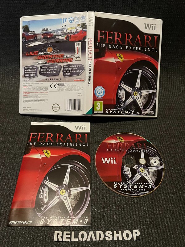 Ferrari The Race Experience Wii (käytetty) CiB