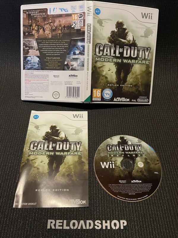 Call of Duty Modern Warfare Reflex Edition Wii (käytetty) CiB