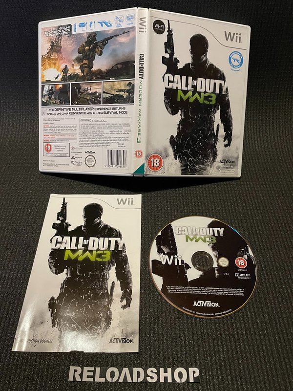 Call of Duty Modern Warfare 3 Wii (käytetty) CiB