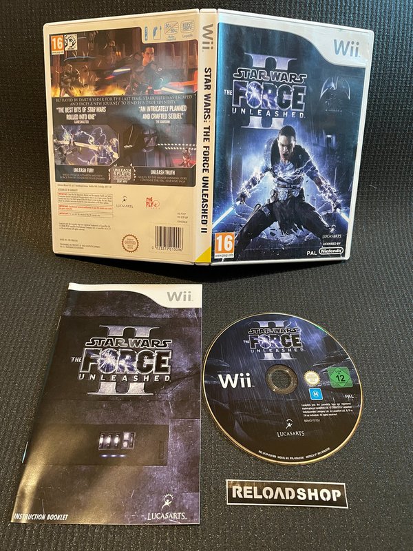 Star Wars The Force Unleashed II Wii (käytetty) CiB