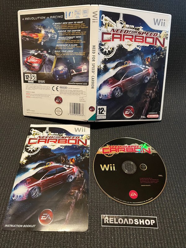 Need for Speed Carbon Wii (käytetty) CiB