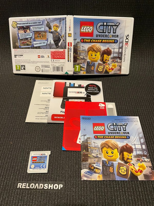 Lego City Undercover The Chase Begins 3DS (käytetty) CiB