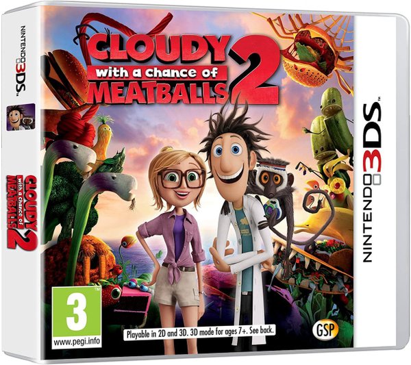 Cloudy with a Chance of Meatballs 2 3DS (käytetty) CiB