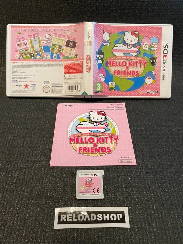 Around the World with Hello Kitty and Friends 3DS (käytetty) CiB