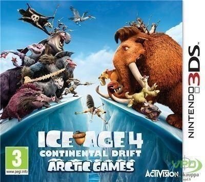 Ice Age 4 Continental Drift Arctic Games 3DS (käytetty)