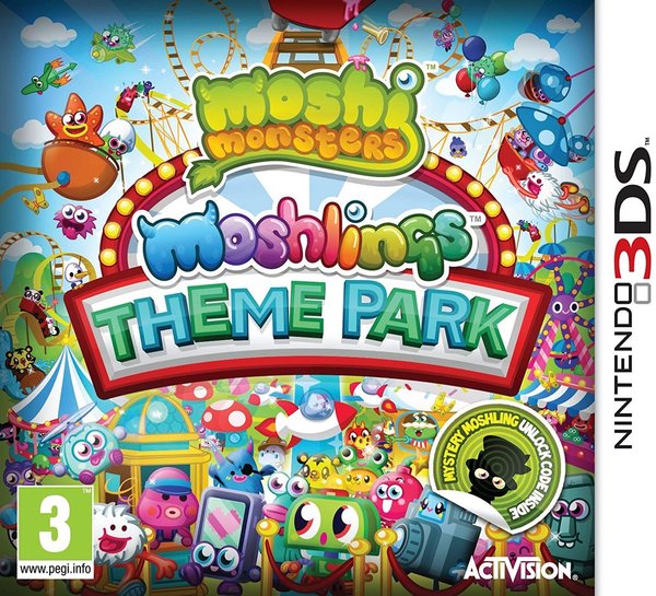 Moshi Monsters Moshlings Theme Park 3DS (käytetty) CiB
