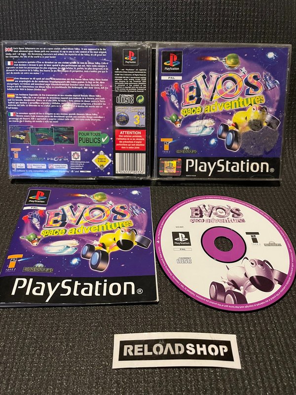 Evo's Space Adventure PS1 (käytetty) CiB
