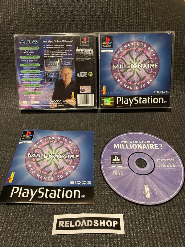 Who Wants To Be A Millionaire PS1 (käytetty) - PAL- CiB