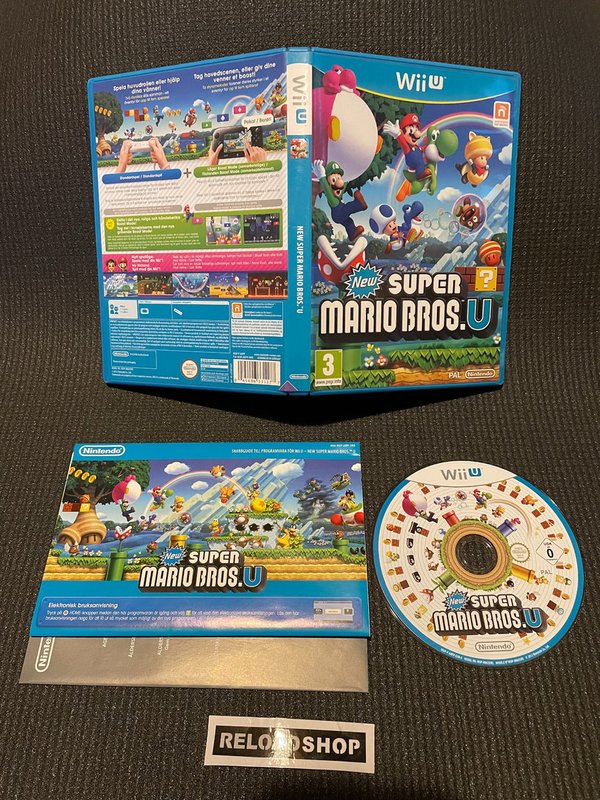 New Super Mario Bros. U Wii U (käytetty) CiB
