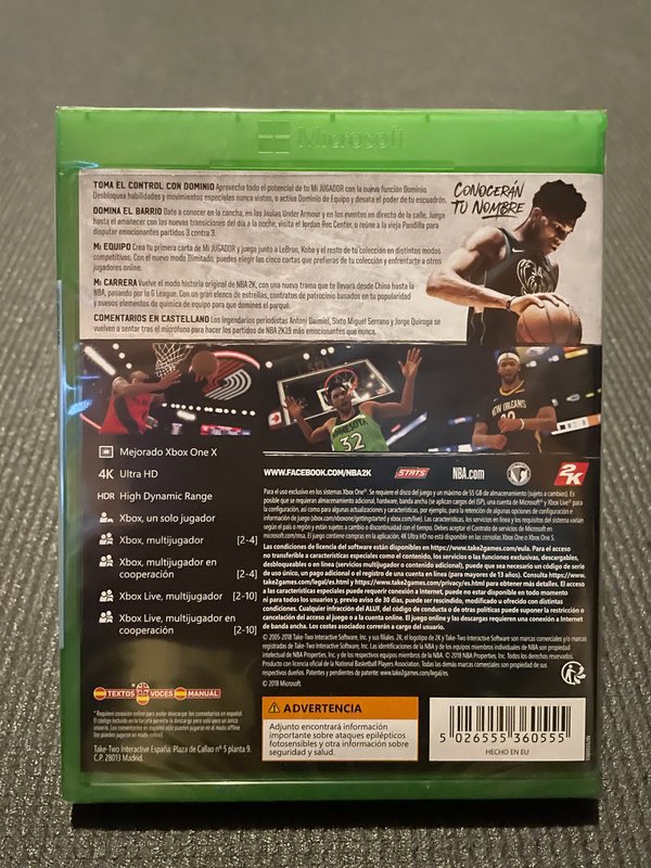 NBA 2K19 Xbox One - UUSI