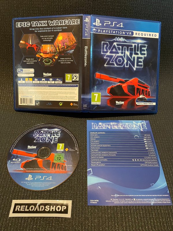 Battlezone VR PS4 (käytetty) CiB