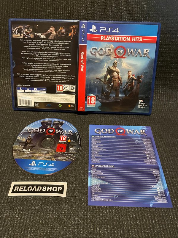 God of War PlayStation Hits - Nordic PS4 (käytetty) - CiB