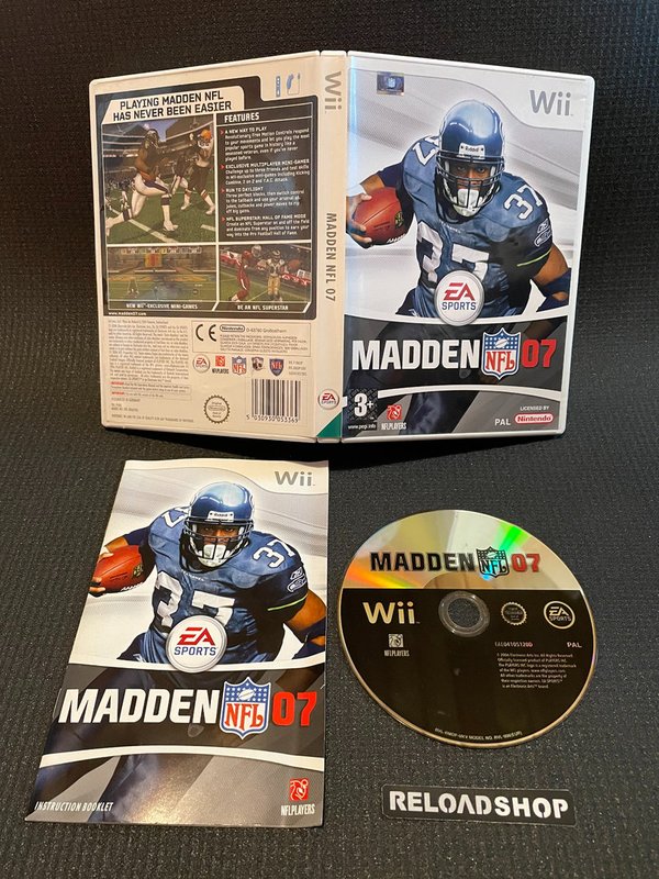Madden NFL 07 Wii (käytetty) CiB