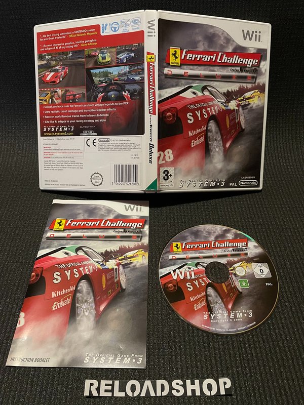 Ferrari Challenge Deluxe Wii (käytetty) CiB