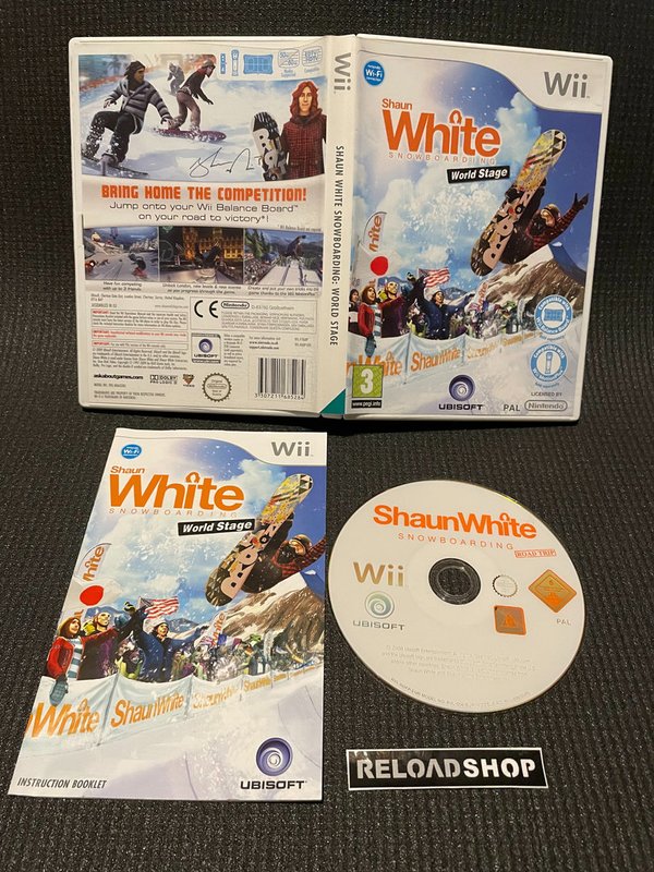 Shaun White Snowboarding World Stage Wii (käytetty) CiB