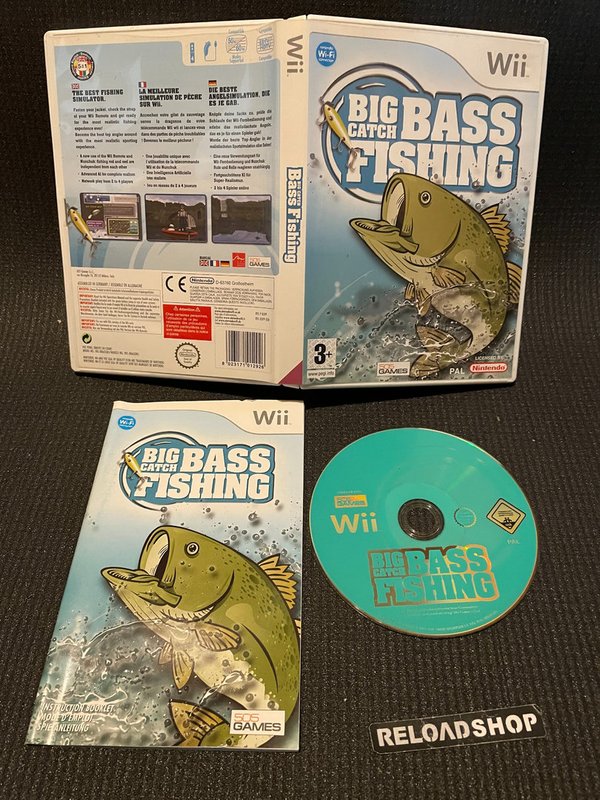 Big Catch Bass Fishing Wii (käytetty) CiB