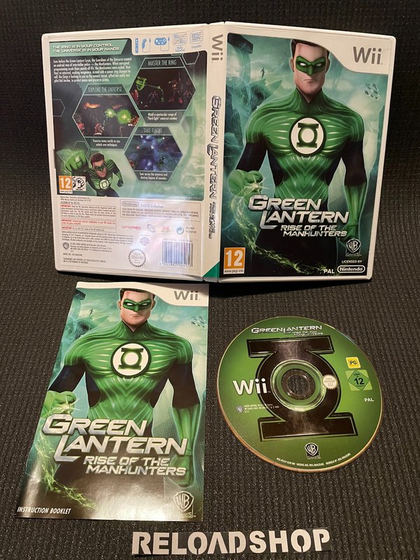 Green Lantern Rise of the Manhunters Wii (käytetty) CiB