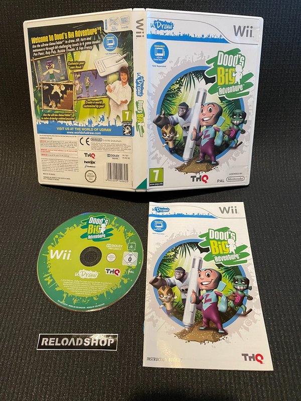 u Draw - Dood's Big Adventure Wii (käytetty) CiB