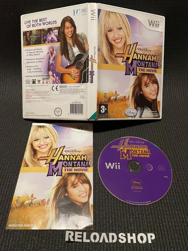 Hannah Montana The Movie Game Wii (käytetty) CiB