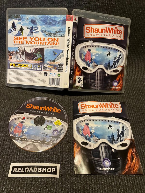 Shaun White Snowboarding PS3 (käytetty) CiB
