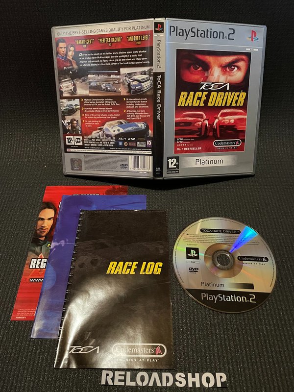 Toca Race Driver Platinum PS2 (käytetty) CiB
