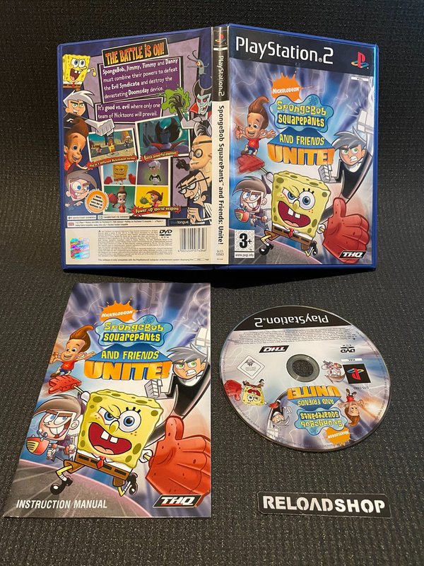 Spongebob Squarepants & Friends Unite! PS2 (käytetty) CiB