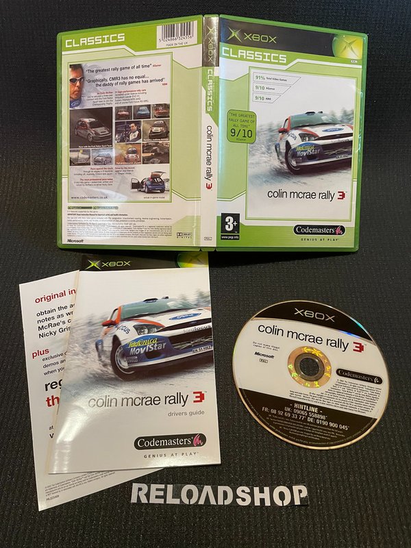 Colin McRae Rally 3 Classics Xbox (käytetty)