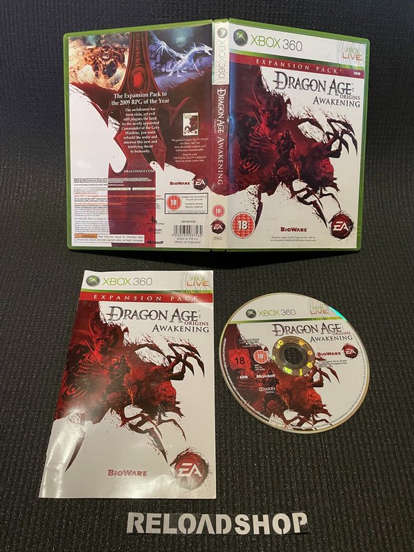 Dragon Age Origins Awakening Xbox 360 (käytetty) CiB