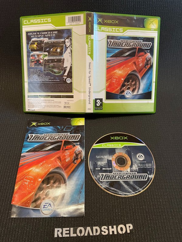 Need for Speed Underground Classics Xbox (käytetty) CiB