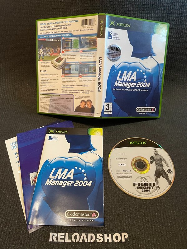 LMA Manager 2004 Xbox (käytetty) CiB