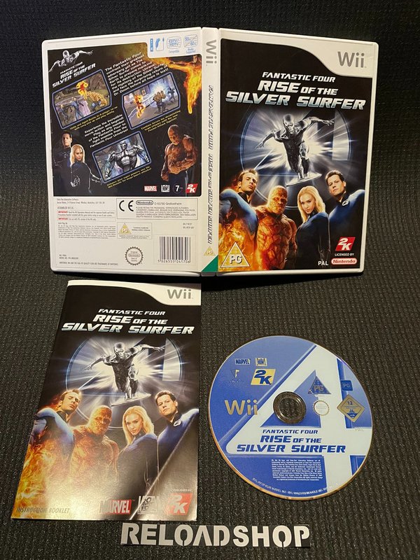 Fantastic Four Rise of The Silver Surfer Wii (käytetty) CiB