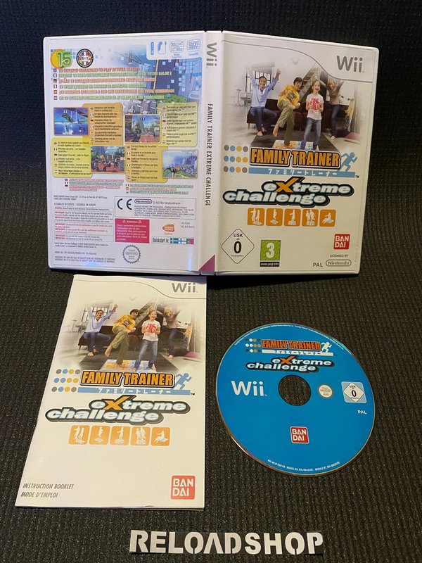 Family Trainer Extreme Challenge Wii (käytetty) CiB