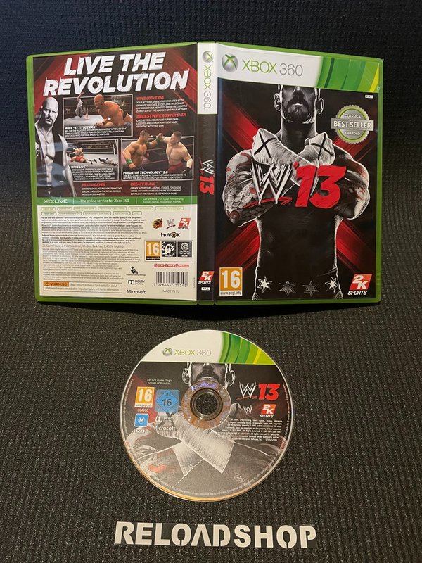 WWE 13 Xbox 360 (käytetty) CiB